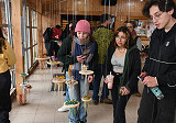 Arte y naturaleza se unen en exposición “microbosque bordado”